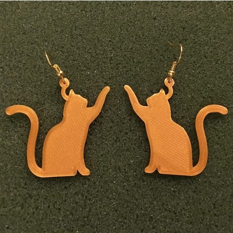 3DE015 - Reaching Cat