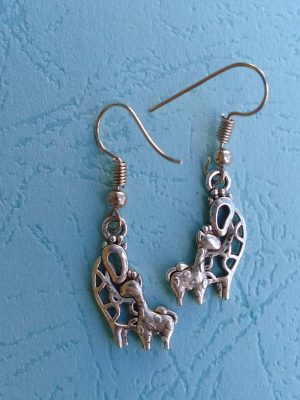 AFR023 - Giraffe and baby