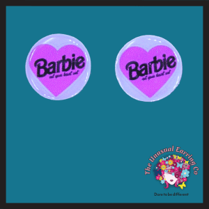 Barbie Hearts - Black Text