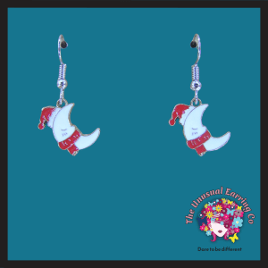 Christmas Moon with Scarf