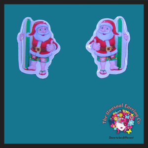 Santa with Surfboard