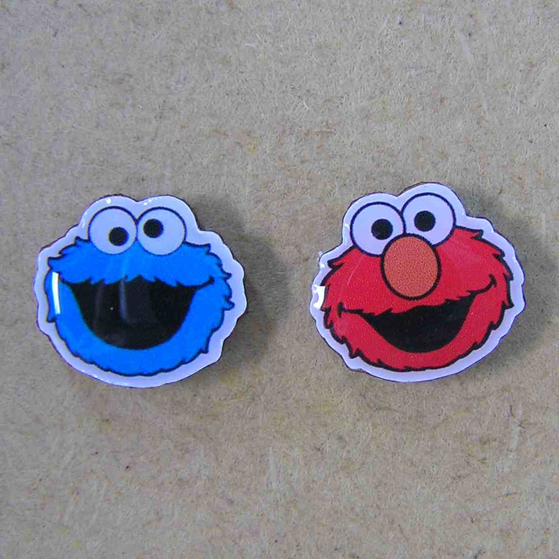 Cookie Monster and Elmo