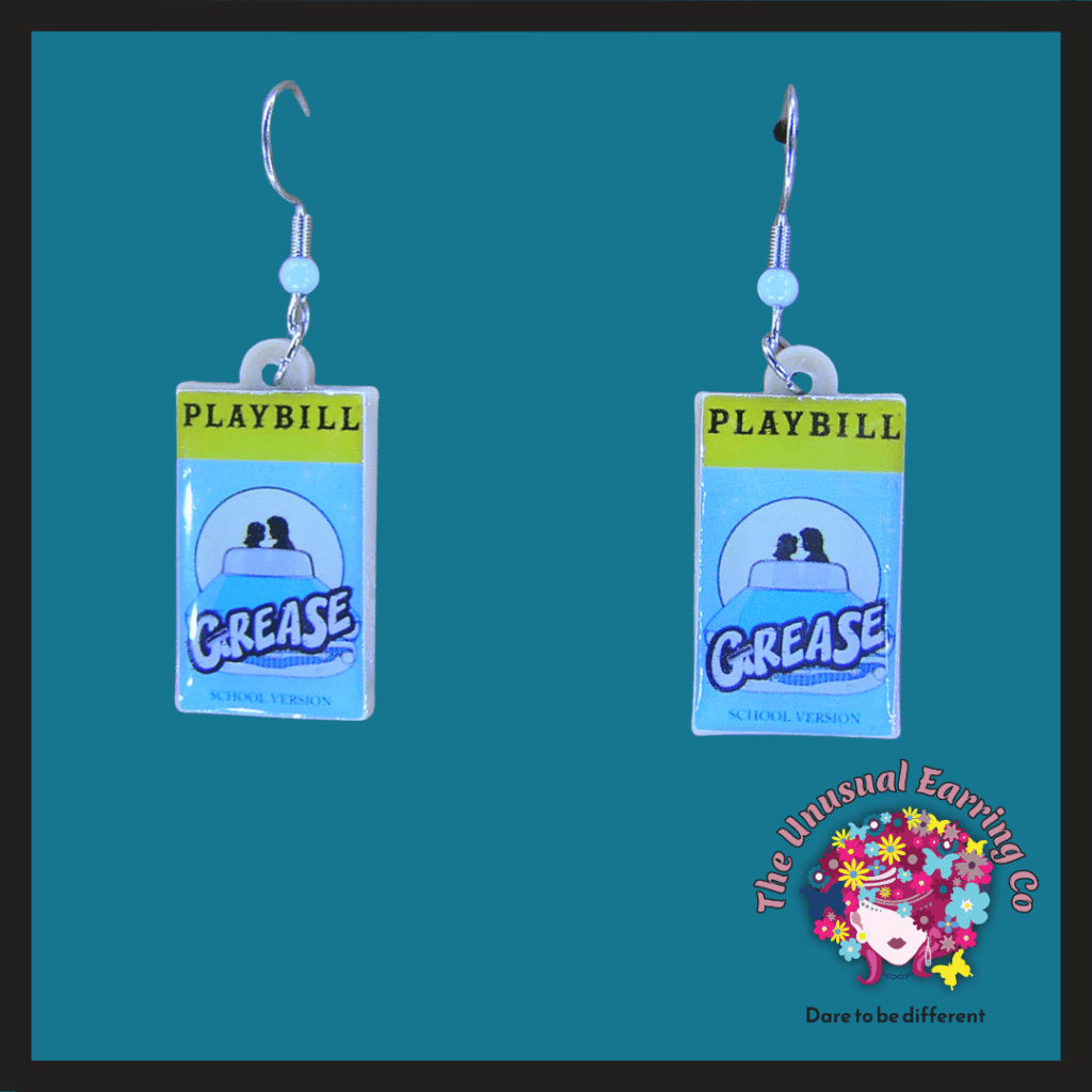 Grease PB018 The Unusual Earring Co Grease PB018 The Unusual Earring Co