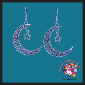 Embossed Moon with 1 Star