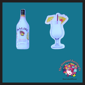 Malibu Rum and Glass