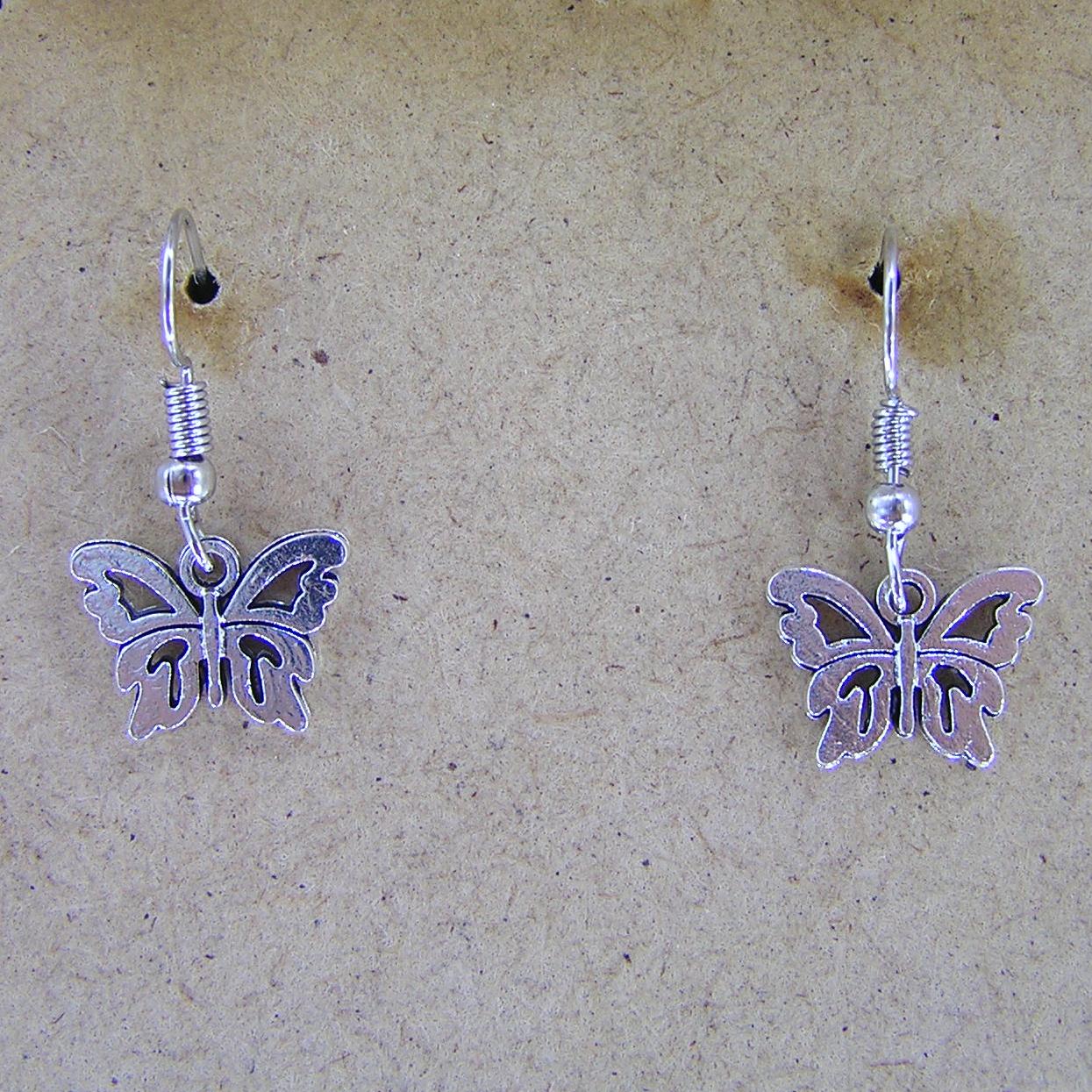 Butterfly Small Outline » The Unusual Earring Co